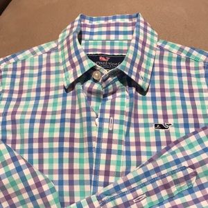 Boys dress shirt vineyard vines